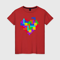 Женская футболка Color tetris