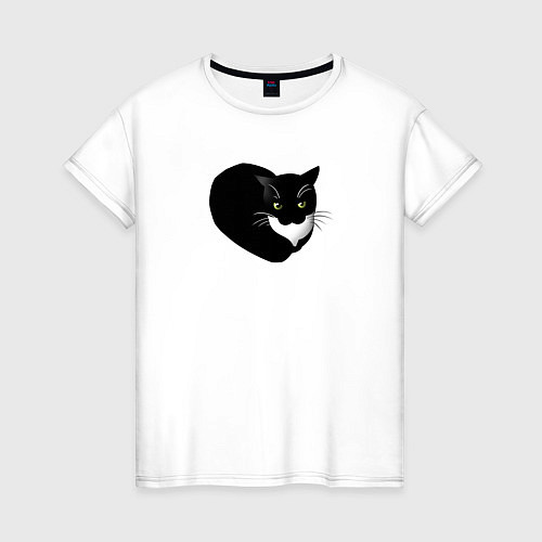 Женская футболка Кот Максвел / Белый – фото 1