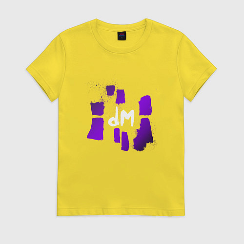 Женская футболка Depeche Mode - devotional world tour / Желтый – фото 1