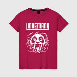 Женская футболка Lindemann rock panda