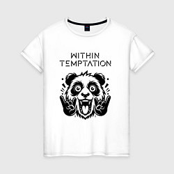 Женская футболка Within Temptation - rock panda