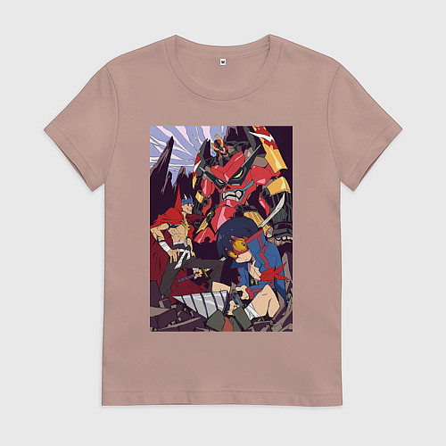 Женская футболка Гуррен-Лаганн Камина Симон / Пыльно-розовый – фото 1