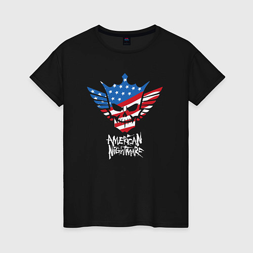 Женская футболка Коди Роудс - Американский кошмар / Черный – фото 1