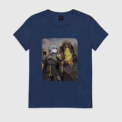 Женская футболка Helldivers x Anime