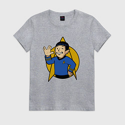 Женская футболка Мистер Спок