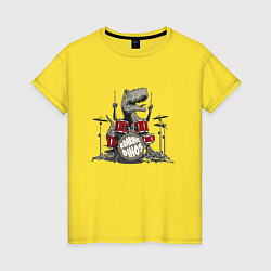 Женская футболка Ревущие динозавры