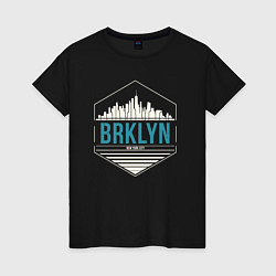 Женская футболка Brooklyn city