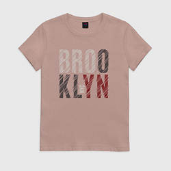 Женская футболка NYC Brooklyn