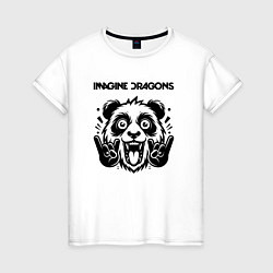 Женская футболка Imagine Dragons - rock panda