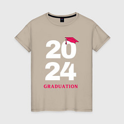 Женская футболка Выпуск 2024 - окончание школы -ВУЗа