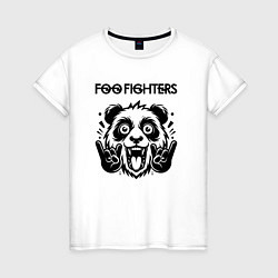 Женская футболка Foo Fighters - rock panda