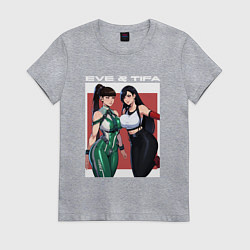 Женская футболка Тифа и Ева girls fantasy