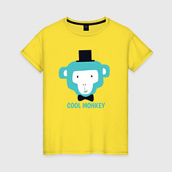 Женская футболка Cool monkey