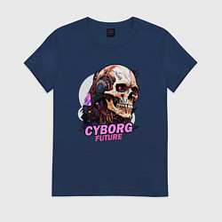 Женская футболка Cyborg future
