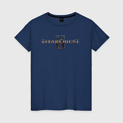 Женская футболка Titan quest 2 logo