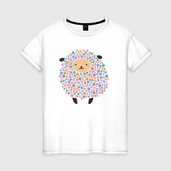 Женская футболка Милая овечка