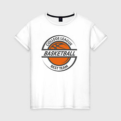 Женская футболка Basketball best team