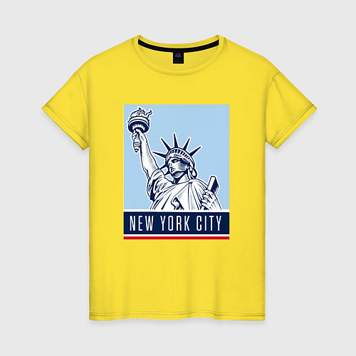 Женская футболка Style New York / Желтый – фото 1