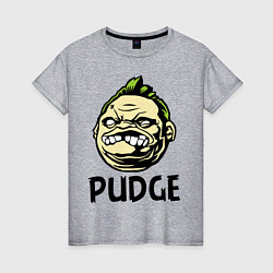 Женская футболка Pudge Face