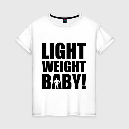 Женская футболка Light weight baby / Белый – фото 1