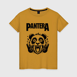 Женская футболка Pantera - rock panda