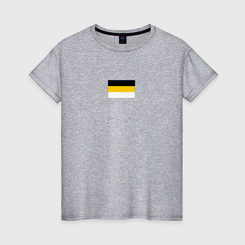 Женская футболка Rus empire minimalism / Меланж – фото 1