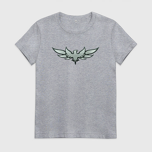 Женская футболка Талисман - Орел / Меланж – фото 1
