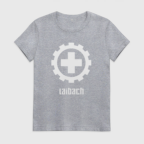 Женская футболка Laibach - Cross / Меланж – фото 1