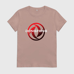 Женская футболка Dongfeng - logo