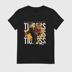 Женская футболка Мастер Тигрица кунг фу панда