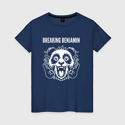 Женская футболка Breaking Benjamin rock panda