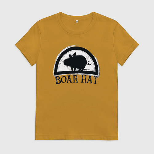 Женская футболка Семь смертных грехов Хоук / Горчичный – фото 1