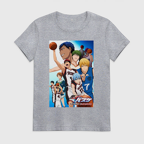 Женская футболка Баскетбол Куроко / Меланж – фото 1