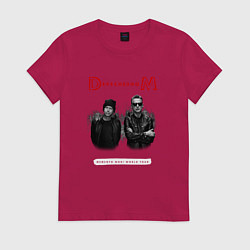 Женская футболка Depeche Mode - dave and martin tour