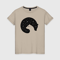 Женская футболка Большая медведица в космосе