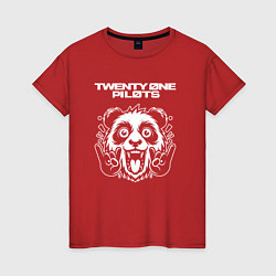 Женская футболка Twenty One Pilots rock panda