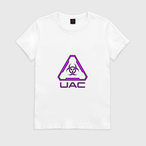 Женская футболка UAC фиолетовый / Белый – фото 1
