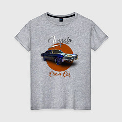Женская футболка Американская автоклассика Chevrolet Impala