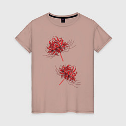 Женская футболка Токийский гуль Паучья лилия