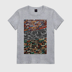 Женская футболка Белебердище - несуществующие слова: ai art