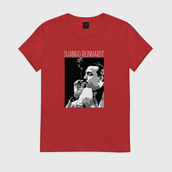 Женская футболка Django Reinhardt legendary jazz guitarist