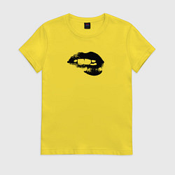 Женская футболка Абстрактные губы