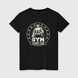 Женская футболка Gym fitness club