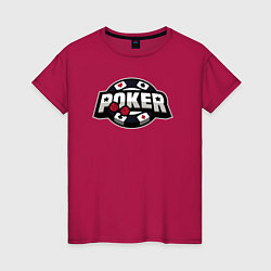Женская футболка Poker game