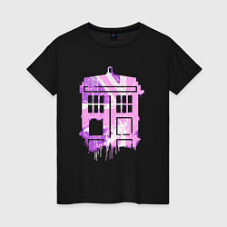 Женская футболка Pink tardis