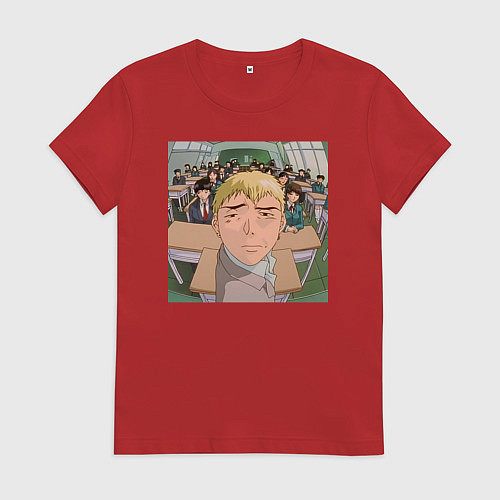 Женская футболка Эйкити Онидзука преподаватель / Красный – фото 1