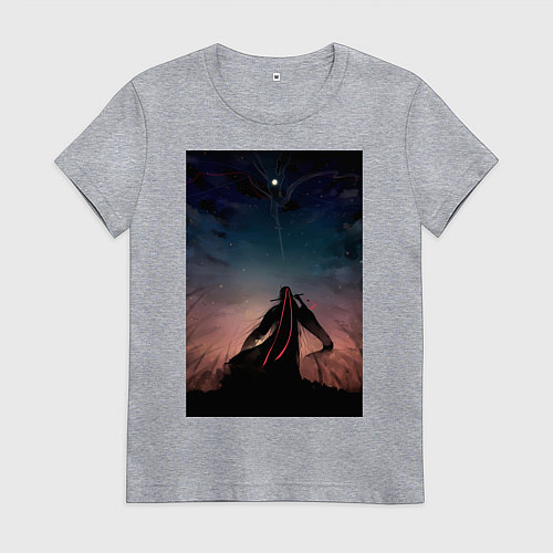 Женская футболка Усянь Вэй Старейшина Илина / Меланж – фото 1