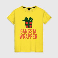 Женская футболка Gangsta wrapper