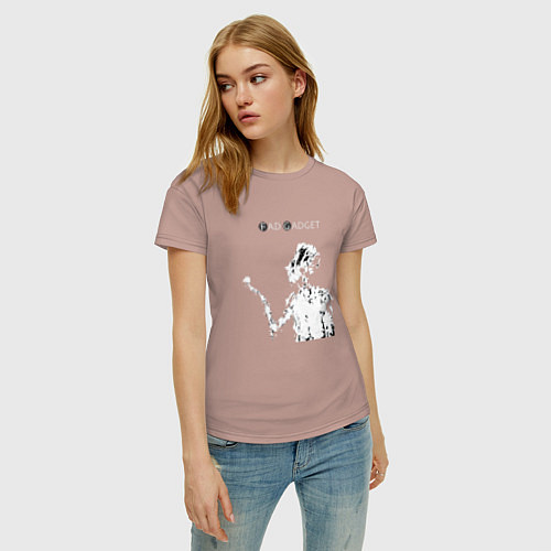 Женская футболка Fad Gadget - Tovey live / Пыльно-розовый – фото 3
