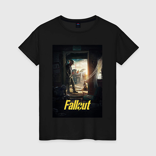 Женская футболка Fallout - The Ghoul / Черный – фото 1